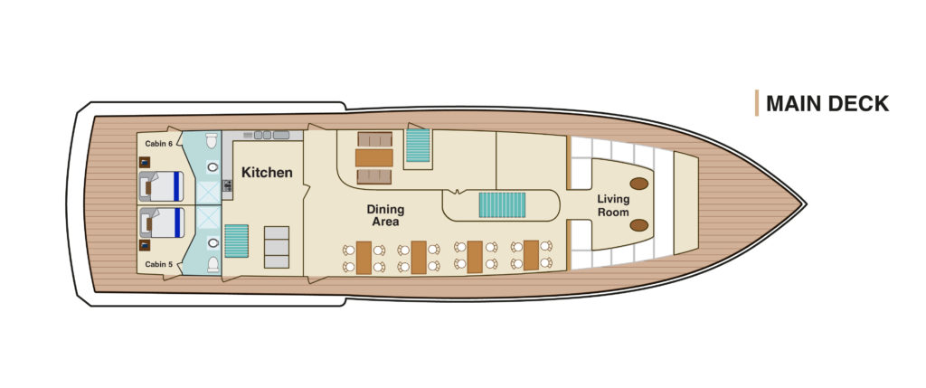 main deck bonita yacht