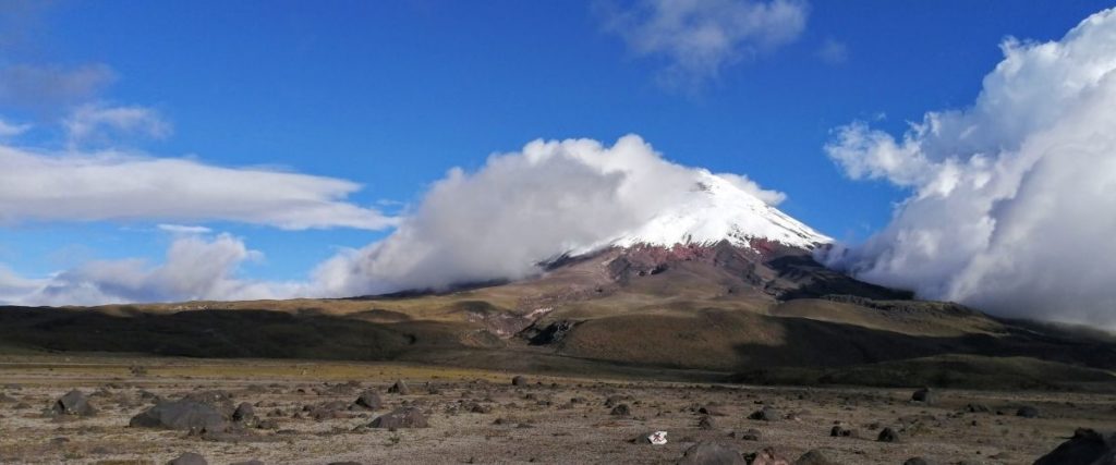 Cotopaxi Volcano Ecuador snow-capped peak in Cotopaxi National Park Andes landscape