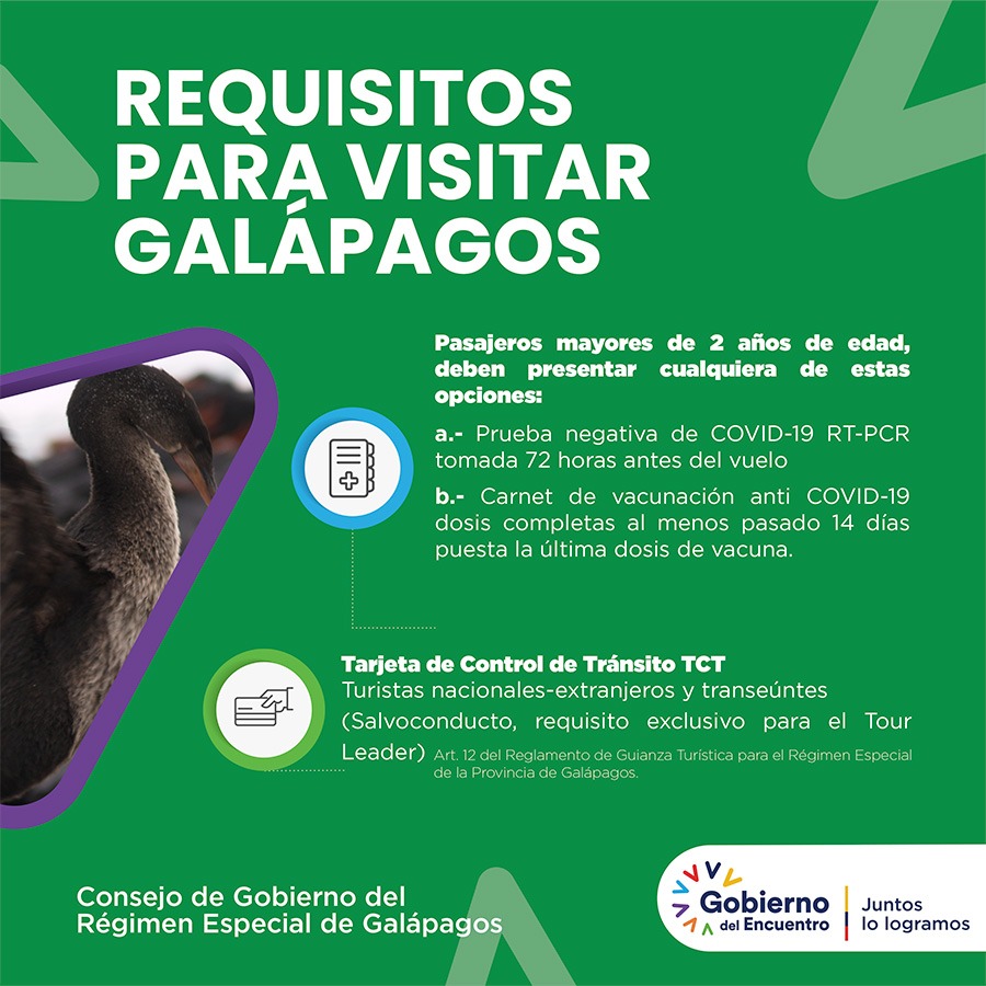 requirements for visiting galapagos
