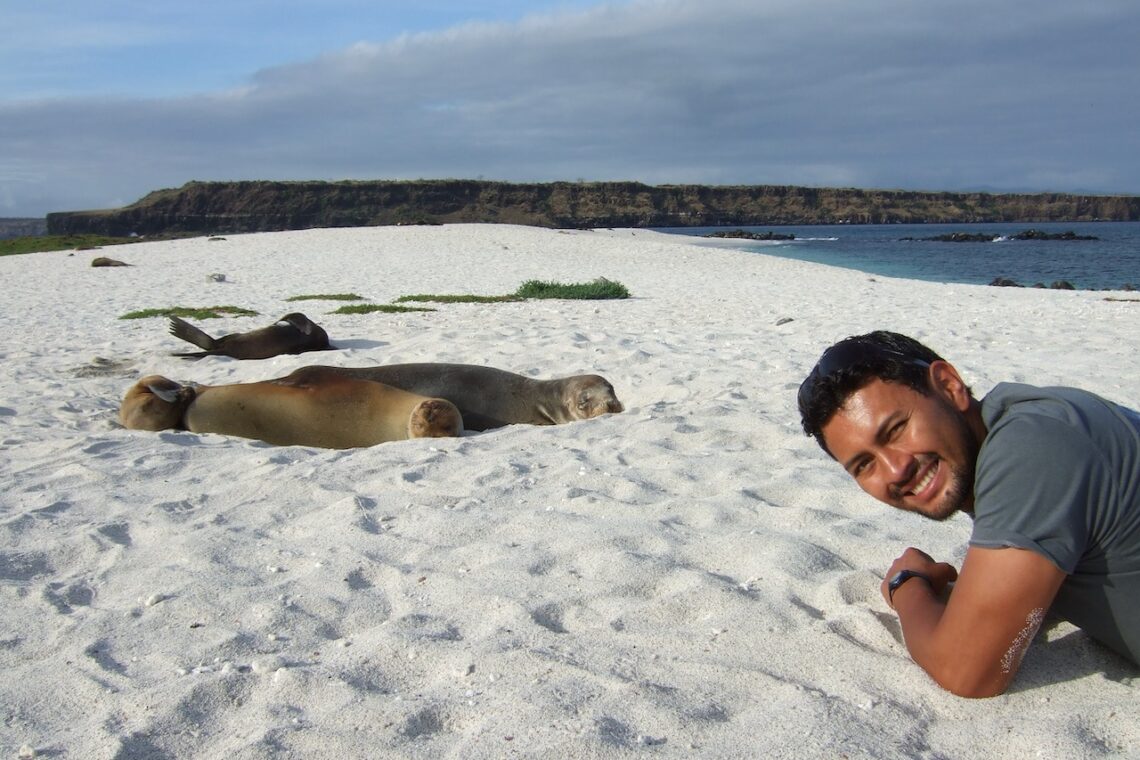 Diego in Galápagos, Ecuador, showing the human side of Ecuadorian travel and culture